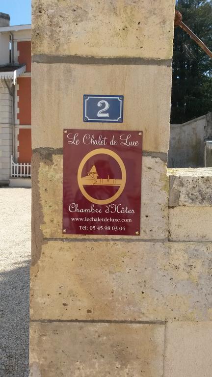 Le Chalet De Luxe Bed and Breakfast Saint-Séverin Εξωτερικό φωτογραφία